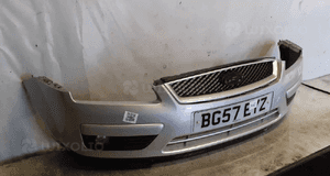 ) ZDERZAK PRZÓD PRZEDNI FORD FOCUS MK.2 2 II 03 SREBRNY HALOGENY 2