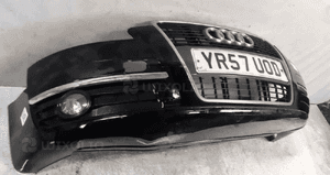 * ZDERZAK PRZÓD PRZEDNI AUDI A6 C6 HALOGENY LY9B CZARNY 4