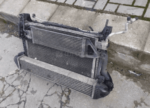 } CHŁODNICA WODY CIECZY MERCEDES BENZ A B KLASA W169 W245 2.0 DIESEL 180 CDI DIESEL WENTYLATORY KLIMATYZACJI 8