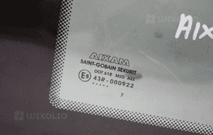 Szyba lewa tylna lewy tył karoseryjna Aixam A741 2007 2