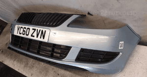 } ZDERZAK PRZÓD PRZEDNI SKODA FABIA 2 II LIFT FL 9154 BŁĘKITNY 3