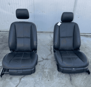 MERCEDES s 221 fotel przedni czarny skórzany lewy prawy grzany 1