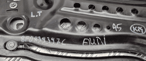 Audi A5 8T cabrio mechanizm szyby szyba lewa 8F0839397C 13