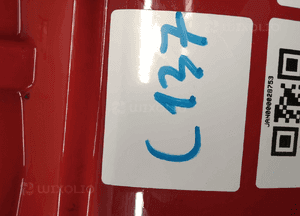 Zderzak przód citroen C1 lift fl vtr kjh czerwony 4