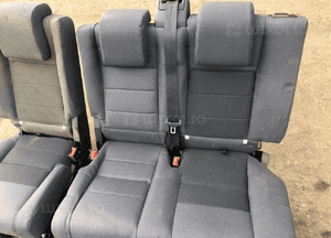 Kanapa tylna czarna materiał Land Rover Discovery 4 IV 2