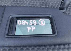 Daszek 8E0/1857551 8E0/2857552 8E0857562 Słonecznik Czarne S-Line Oslona Przeciwsloneczna Podświetlane Haczyk Lewa Prawa AUDI A4 B6 B7 24