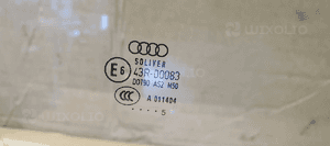 Szyba drzwi prawy przód przednia prawa Audi A6 C6 AS2 05r 3