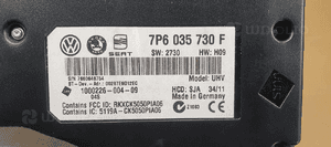 Moduł sterownik bluetooth Seat Leon II Lift 7P6035730F 6