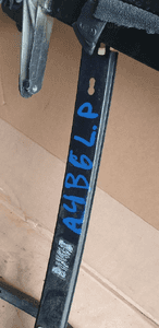 Mechanizm podnośnik szyby ramka lewy przód Audi A4 B6 8E0837629 8