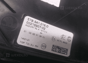 Lampa przód prawa skoda karoq full led 57B941016D 5