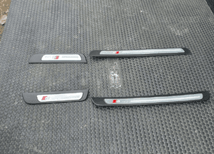 Listwa Listwy Progowe Ozdobne Drzwi S-Line Nakładki Komplet Przód Tyl AUDI A4 B8 Sedan Kombi 3