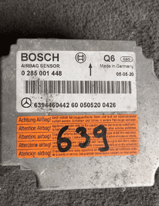 Mercedes sprinter 906 vito viano 639 moduł poduszek airbag sensor 4