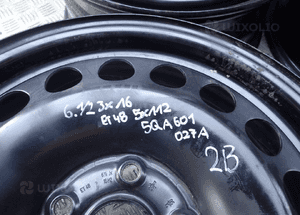 Felgi stalowe 16 5x112 VW 6,5Jx16 ET48 5QA601027A RADOM 4