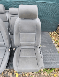 Fotele Fotel Kanapa Skladana Welur Szare Swing Podlokietnik Audi A4 B6 Sedan Kombi Komplet 2