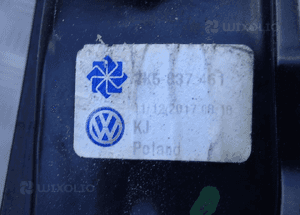 MECHANIZM SZYBY LEWY PRZÓD VW CADDY 2K5 2K5837461 RADOM 2