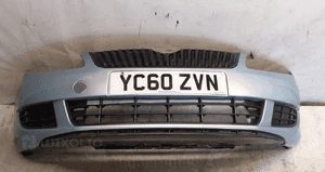 } ZDERZAK PRZÓD PRZEDNI SKODA FABIA 2 II LIFT FL 9154 BŁĘKITNY 1
