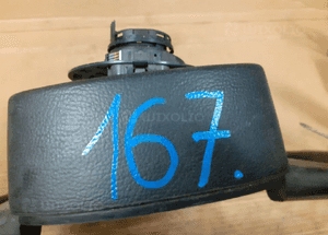 # KIEROWNICA VW GOLF V / PASSAT B6 /JETTA/TOURAN/ POLO (lok. 167) OBSZYTA OBITA SKÓRĄ CZERWONA NIĆ 7