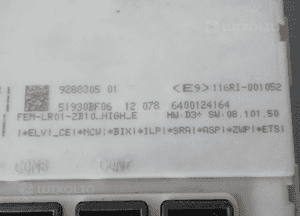 MODUŁ STEROWNIK FEM BMW F20 F30 F36 9288305-01 6