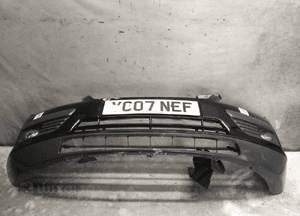 ^ ZDERZAK PRZÓD PRZEDNI FORD FOCUS MK.2 2 II F3 CZARNY HALOGENY 1