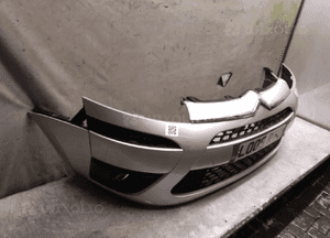 ^ ZDERZAK PRZÓD PRZEDNI CITROEN C4 PICASSO EZRC SREBRNY HALOGENY 3
