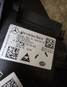 LAMPA PRZÓD LEWA MERCEDES B KLASA W247 FULL LED 5