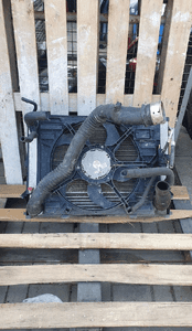 BMW E60/E61 5 Seria 3.0D 530D CHŁODNICA wentylator KOMPLET oryginał DIESEL 3