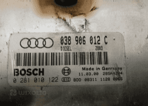 Komputer sterownik silnika Audi A3 8L 038906012C 3