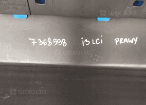 Bmw I3 I01 listwa progowa nakładka osłona prawa 7368598 15