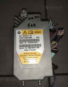 BMW 5 F10 11 STEROWNIK MODUŁ PODUSZEK AIRBAG SPRAWNY 9224274 ORYGINALNY 9