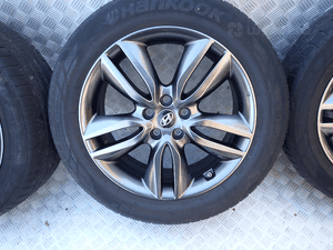 KOŁA FELGI ALUMINIOWE HYUNDAI 7,5JX19 Z OPONAMI LATO 235/55/19 KOMPLET 5