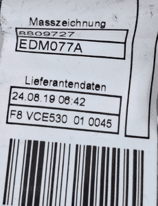 BMW X4 G02 Wiązka czujników PDC 8809730 3