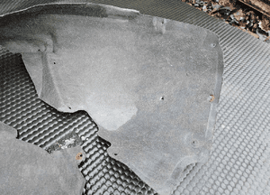 Nadkole Lewe Prawe Przod Przednie Chlapacz Praciane Materiał Oslona AUDI A4 B6 B7 Sedan Kombi 24