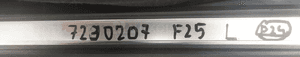 Bmw X3 F25 reling dachowy lewy 7230207 14