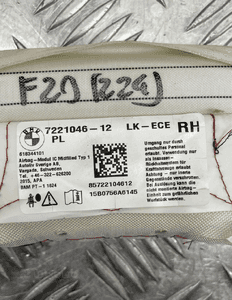 Bmw F20 F21 F30 F31 F36 F80 kurtyna poduszka powietrzna airbag 7221046 4