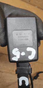 Zapinka pasa tył tylna Citroen C5 III 96561757XT 5