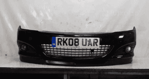 * ZDERZAK PRZÓD PRZEDNI OPEL ASTRA H 3 III GTC CZARNY Z20R HALOGENY 2