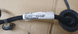 Wiązka instalacja drzwi lewy tył Keyless Go VW Passat B6 3C4971693QF 7