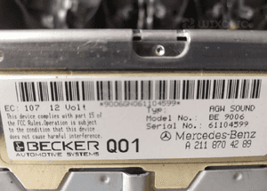 MERCEDES E 211 CLS 219 wzmacniacz AGW BECKER A2118704289 A2118704089 8