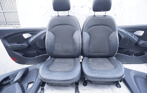 FOTELE SIEDZENIA GRZANE PRZÓD TYŁ PÓŁ SKÓRA HYUNDAI IX35 I 7