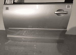} DRZWI PRZÓD PRZEDNIE LEWE VW VOLKSWAGEN POLO 9N3 LIFT FL LA7W SREBRNE 5