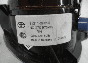 TOYOTA OE 81211-0F010 HALOGEN LAMPA PRZECIWMGIELNA 3