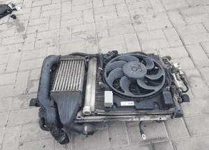 Opel Atra H Zafira B 1.3 1.7 cdti chłodnica wody wentylator intercooler 13128926 13128925 3