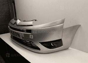 } ZDERZAK PRZÓD PRZEDNI DO CITROEN C4 GRAND PICASSO EZRC SREBRNY HALOGENY 3