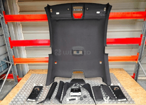 Bmw F32 F82 M4 podsufitka czarna m pakiet kompletna 1