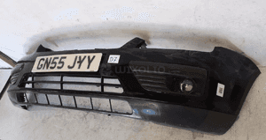 * ZDERZAK PRZÓD PRZEDNI FORD FOCUS MK.2 2 II F3 CZARNA HALOGENY 3