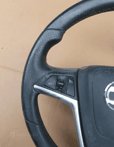 OPEL INSIGNIA KIEROWNICA SKORA PODUSZKA AIRBAG MULTIFUNKCJA 08-14 3