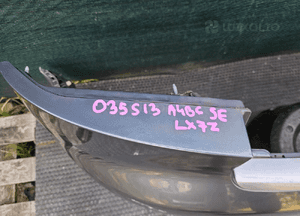 Zderzak Tyl Tylny Szary LX7Z 8E5807521 Listwa Chrom Dokladka Audi A4 B6 Sedan 9