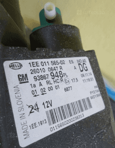 Lampa przód przednia prawa ople vivaro 14- 7