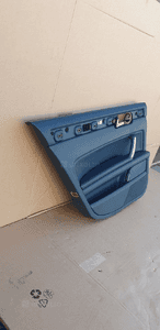 Boczek tapicerka lewy tył granatowa skóra VW Phaeton 4