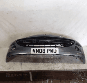 ^ ZDERZAK PRZÓD PRZEDNI DO PEUGEOT 207 HALOGENY EZWD SZARY 1